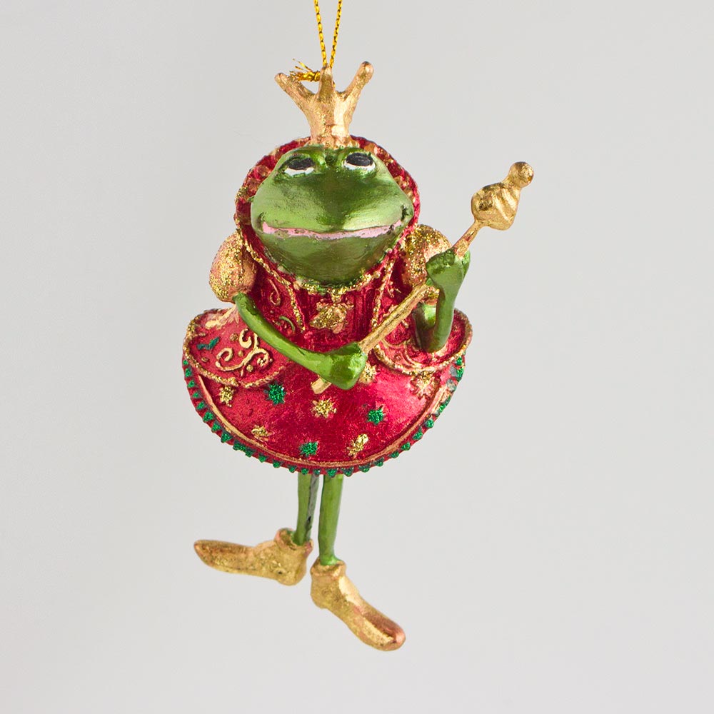 Froschkönigin mit Stab, rot