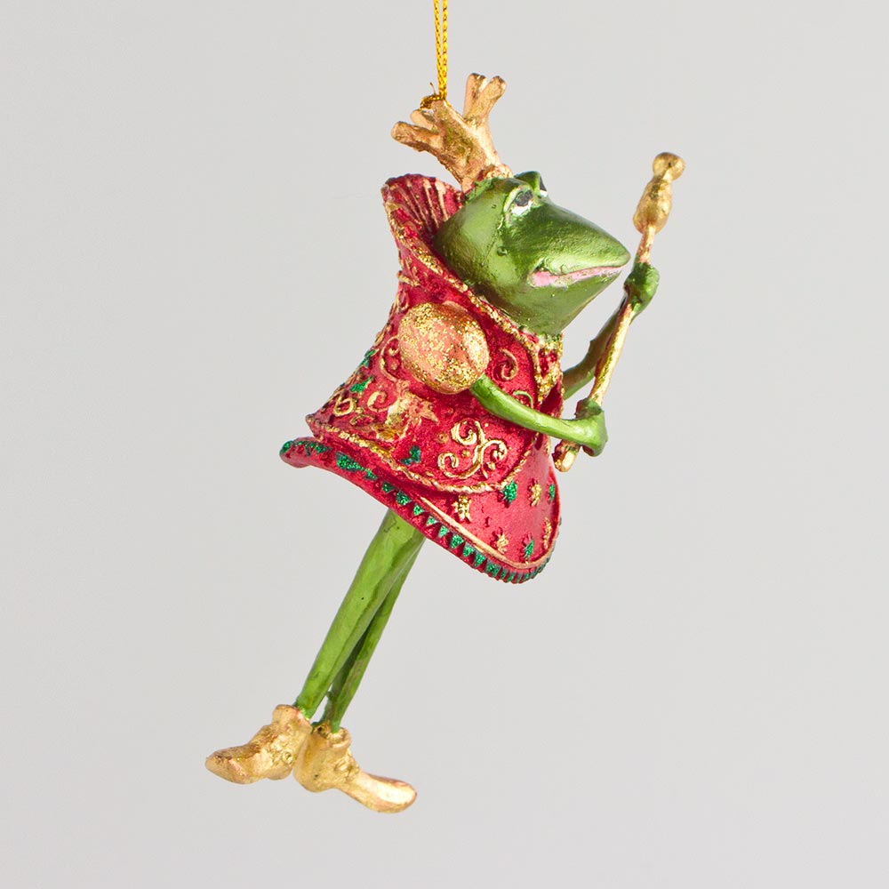 Froschkönigin mit Stab, rot