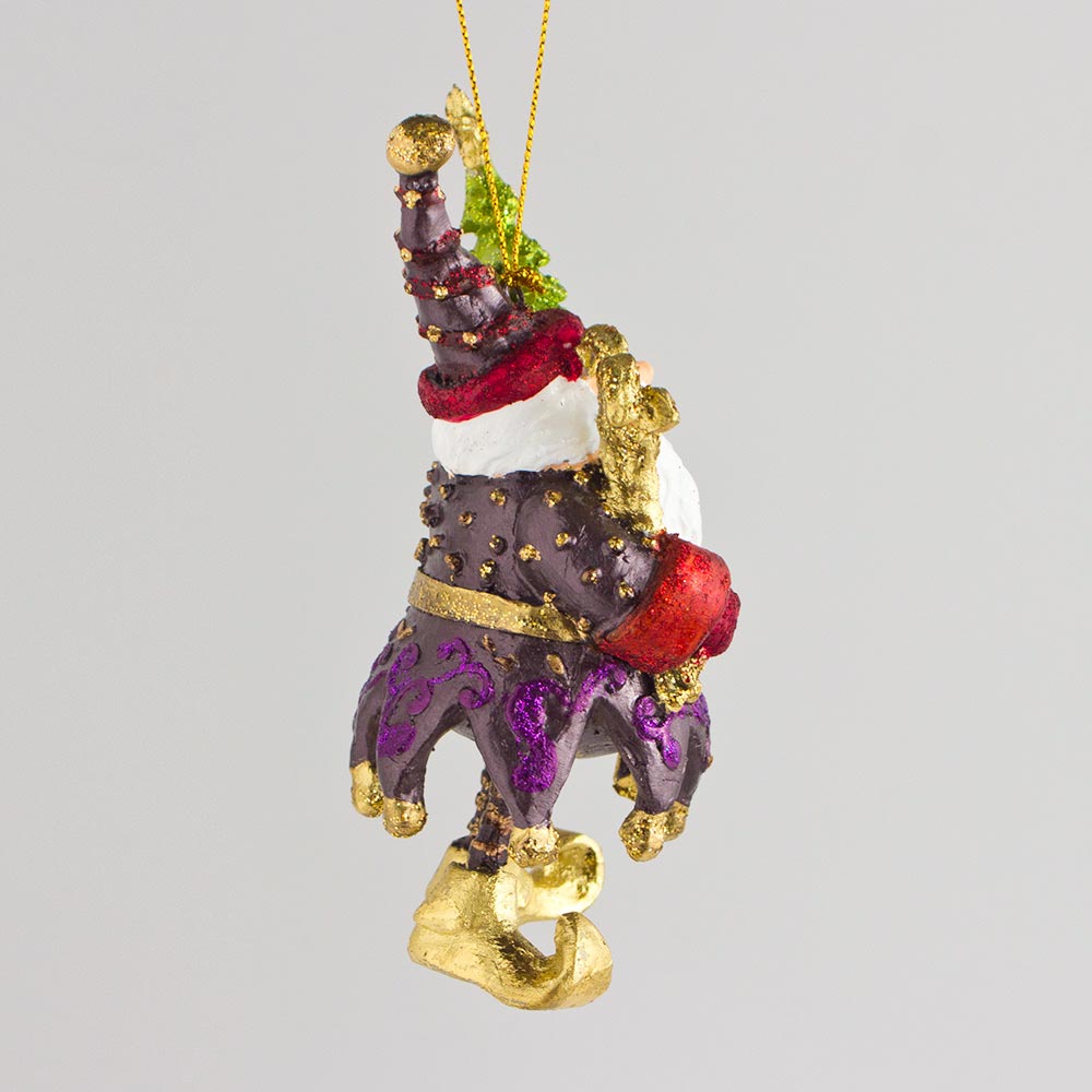 Weihnachtsmann mit Candy, lila
