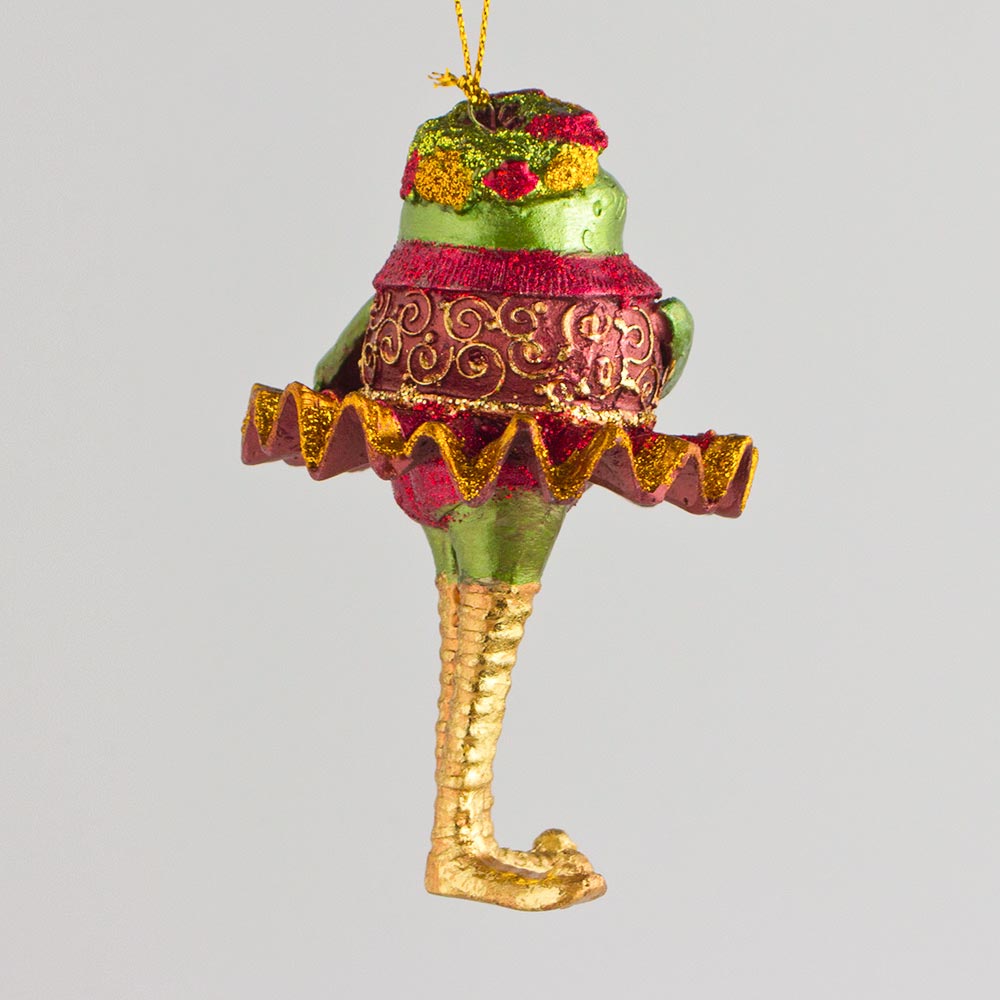 Frosch mit Harfe